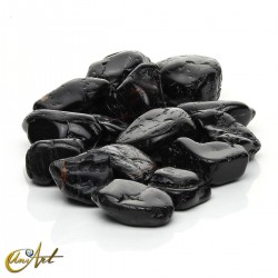 Turmalina negra - cantos rodados, 200 gramos