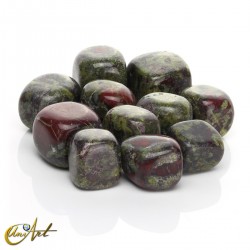 Dragon blood tumbled stones, 200 grams