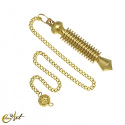 Metal emitter pendulum with 16 batteries