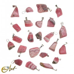 Rhodochrosite pendant