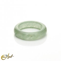 Natural green aventurine ring - 14