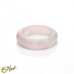 Anillo de cuarzo rosa natural - 20