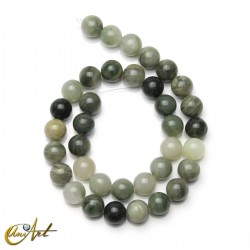 Cuentas de cuarzo Green Hair - 10 mm