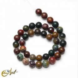 Cuentas de ágata fancy - 10 mm