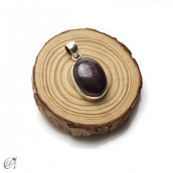 Star ruby, pendants in 925 silver - Model 1