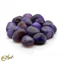 Ágata violeta - bolsa de cantos rodados 200 gramos