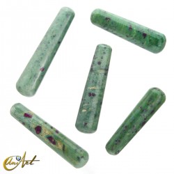 Ruby in zoisite massage wand