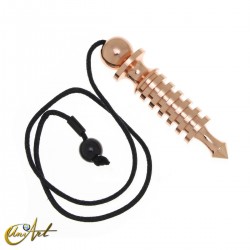 Isis Metal Pendulum with 6 Batteries and Double Witness - Color: cooper