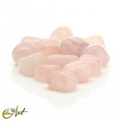 Rose Quartz tumbled stones in packet of 200 grs