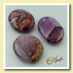Quartz pendant without metal - Amethyst