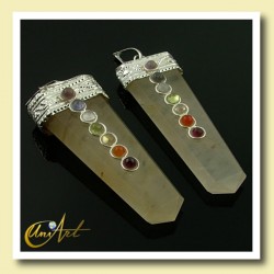 7 Chakras Pendant - Yellow Quartz