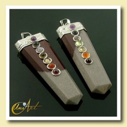 Colgante de los 7 Chakras - Jaspe Narmada