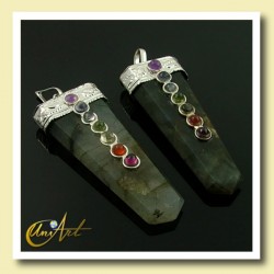 Colgante de los 7 Chakras - Labradorita