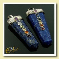 7 Chakras Pendant - Lapis Lazuli