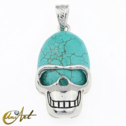 skull pendant - Turquenite