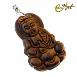 Diosa de la misericordia Kwan Yin - Ojo de Tigre