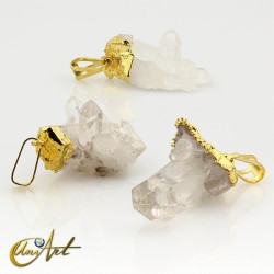 Colgante Drusa de Cuarzo