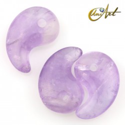 Yin or Yang Pendant - Amethyst