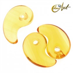 Yin or Yang Pendant - Yellow Quartz