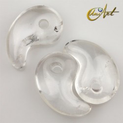 Colgante Yin o Yang - Cristal de Roca