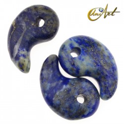 Yin or Yang Pendant - Lapis Lazuli