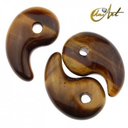 Colgante Yin o Yang - Ojo de Tigre