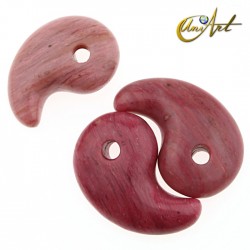 Colgante Yin o Yang - Rodonita