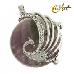 Fenghuang pendant (Chinese Phoenix) - Amethyst