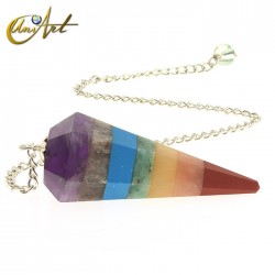 6 facet Chakra Pendulum