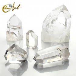 Points of crystal quartz - 60 grams
