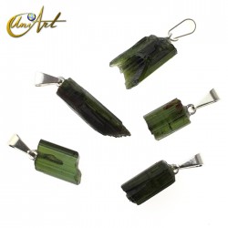 Turmalina verde - colgante