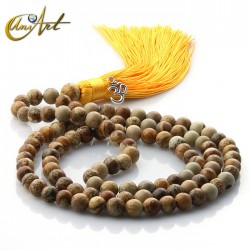 Jaspe en Japa Mala de bola 8 mm - Jaspe Paisina