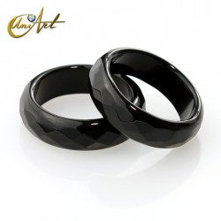 black onyx ring briolette medium - 11