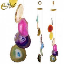 Mensajero del Viento de Ágata - Multicolor