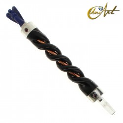 Varita de poder de madera con ángel - Lapislázuli