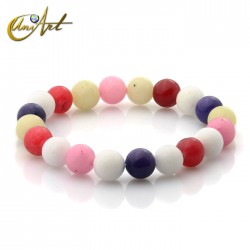 10 mm Beads jade bracelet - Mix