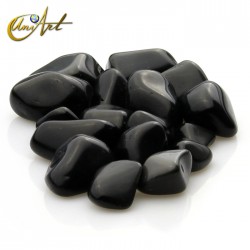 Rainbow obsidian tumbled stones in packet of 200 grs