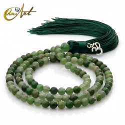 Japa Mala de aventurina 6 mm - Verde