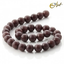 Brown aventurine balls - 12 mm