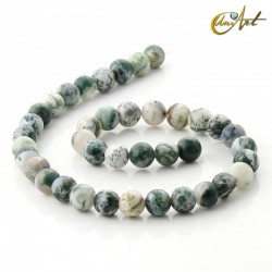 Tiras de ágata árbol - 10 mm