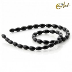 Cuentas de ónix talla aceituna - 9 mm