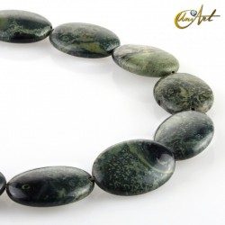 Jasper kambaba - oval beads - 25 mm