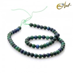 Lapis Phoenix beads - 6 mm