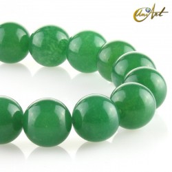 Bolas de jade verde - 18 mm
