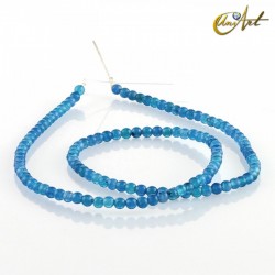 Blue jade balls - 3 mm