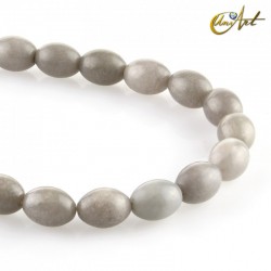 Gray jade olives - 11 mm