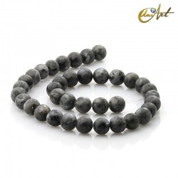 Natural labradorite beads - 10 mm