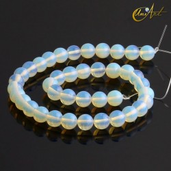 Opalite round beads - 10 mm