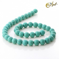 Synthetic Turquoise Balls - 10 mm