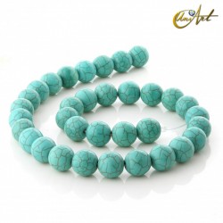 Synthetic Turquoise Balls - 12 mm